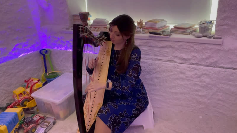 Музыкальный сеанс арфа