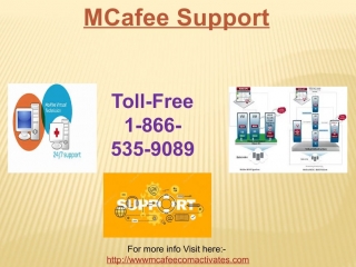 Get a quick response from 1 866 535 9089 mcafee customer service