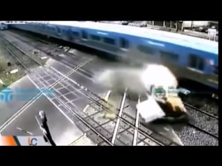 "wow! best train crash compilation! catastrophes accidents by locomotives trains close calls crash!"