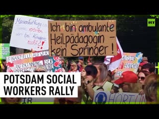 Potsdam social employees demand better working conditions
