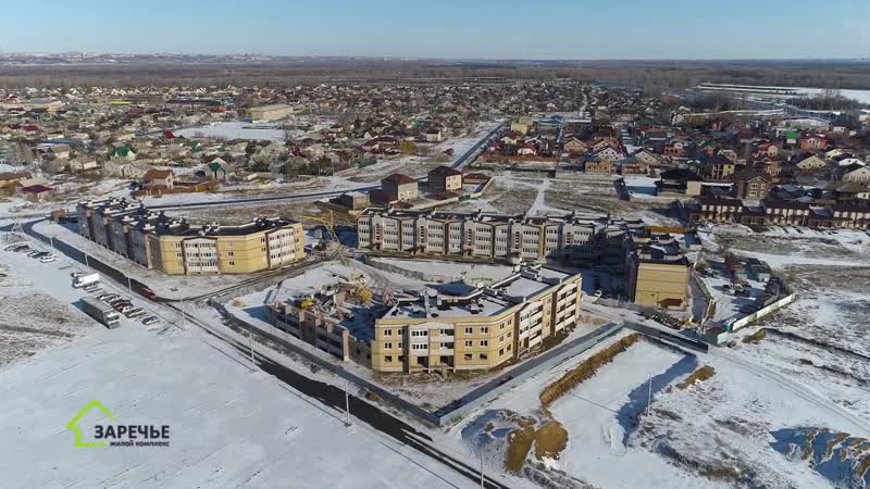 Жилой комплекс «заречье» с высоты птичьего полета