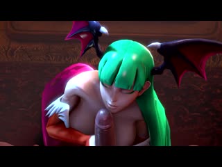 Morrigan aensland handjob; masturbation; succubus; big boobs; stockings; 3d sex porno hentai; [darkstalkers]