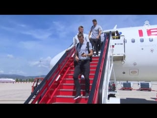 El real madrid llegó a barcelona