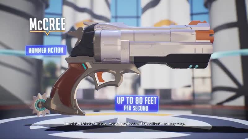 Buckle up, this gunslinger’s loaded overwatch nerf blasters are now available to pre order through @gamestop! arriving janu
