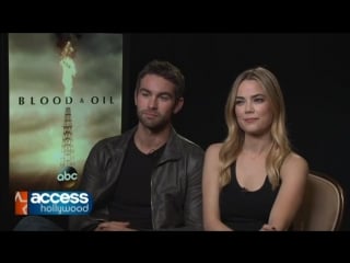 Chace crawford & rebecca rittenhouse access hollywood interview
