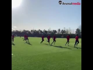 Arsenal training centre it may be the international break but the work goes on at colney ️