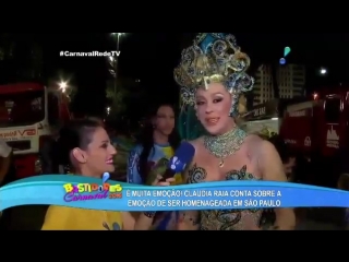 Cláudia raia comemora sucesso estou bombando nesse carnaval