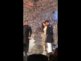 The ultimate star squad @manishmalhotra with his show stoppers katrinakaif and @beingsalmankhan manishmalhotra