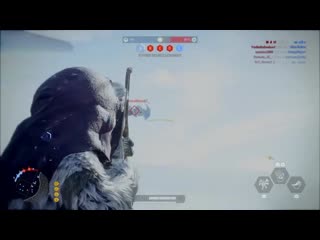 Ewok hunter takes down a tie bomber
