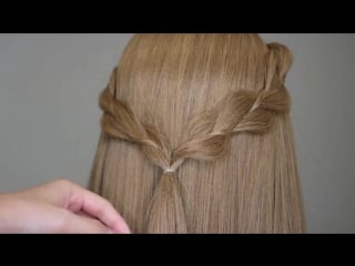 3 strands uneven braid hair tutorial