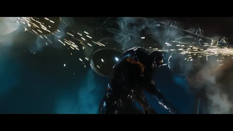 Эдди брок в образе венома останавливает запуск ракеты веном