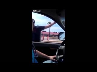 Guy freaks out over his car being slightly bumped
