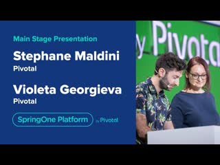 Stephane maldini and violeta georgieva at springone platform 2019