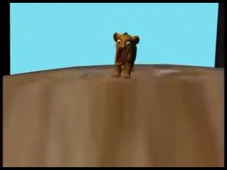 3d king simba 3д симба кричит