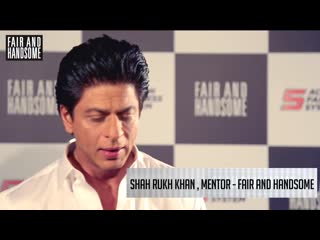 Shah rukh khan returns as a fauji behind the scene for fair and handsome