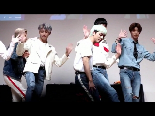 [fancam] 180318 sf9 1 5 speed (роун ver) mamma mia @ dongja art hall (geondae) fansign