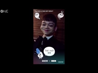 161101 snow live hey exo l! cbx hot debut