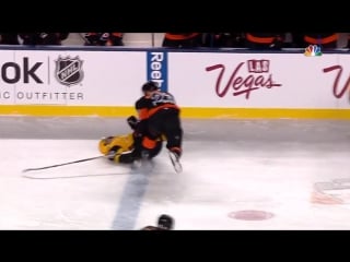 Brandon manning crushes guentzel with massive hit