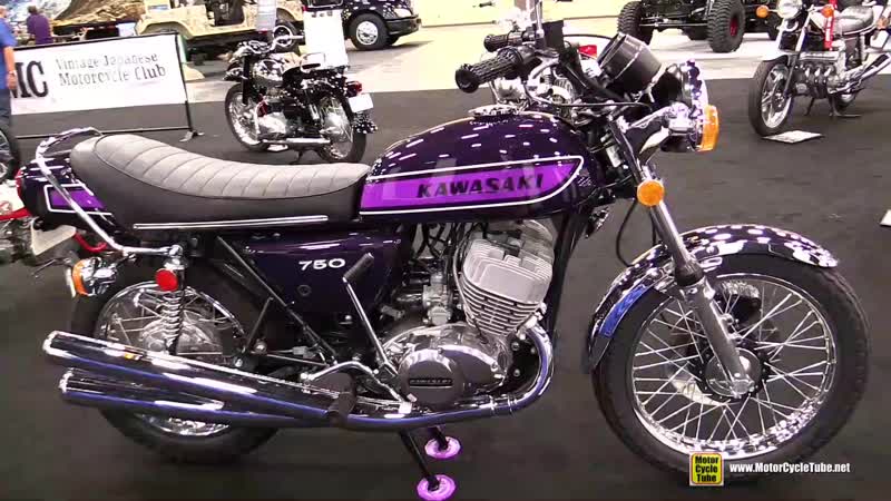 Bike porn video – 1975 kawasaki h2 mach iv 750 vintage bike walkaround 2018 aimexpo las vegas