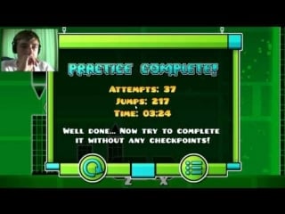 Обзорчик geometry dash гориит жопа