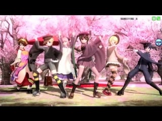 [風] 千本桜 senbonzakura one thousand cherry trees hatsune miku 初音ミク diva english sub