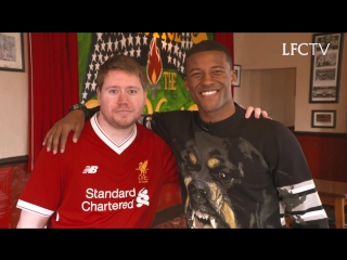 Gini wijnaldum surprises lfc fan at the pub | pure liverpool fc