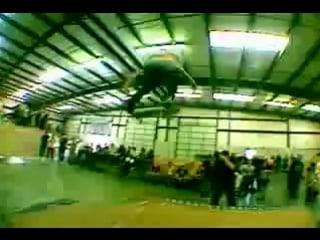 Andrew reynolds huge kickflip melon grab
