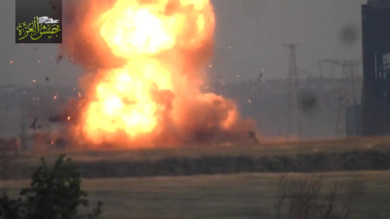 #syria war #atgm бмп 1 саа перевозившей боеприпасы ? из птрк tow