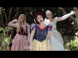 Snow white vs elsa princess rap battle