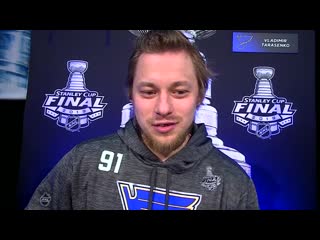 Tarasenko on blues' confidence may 26, 2019