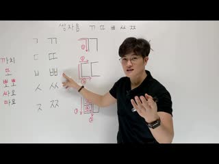 [0 13] 쌍자음 ㄲ ㄸ ㅃ ㅆ ㅉ korean alphabet hangul double consonants