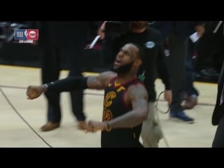 Full sequence lebron james blocks victor oladipo, hits game winning 3 in game 5 vs pacers espn