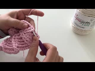 Часть 2 makrome ipten tığ i̇şi örgü yaprak modelli çanta yapımı part 2 (720p)