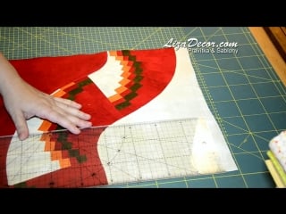 Bargello patchwork wedge ruler tutorial