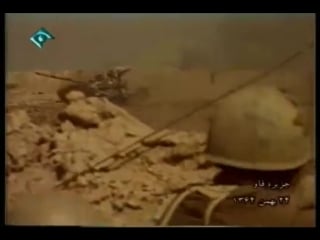 Эпизод иранко иракской войны,отражение танковой атаки,авианалет и поражение су 22 из зрк hawk