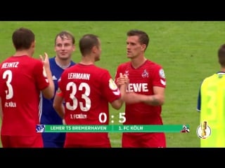 Leher ts bremerhaven vs 1 fc köln ¦ 1 runde ¦ dfb pokal 2017⁄18 [highlights]