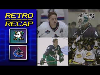 Retro recap canucks vs ducks