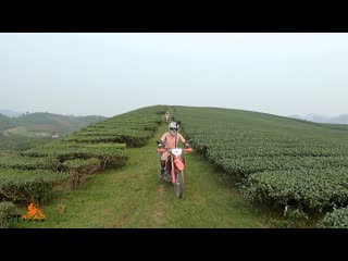 Riding a motorcycle requires serious focus to maneuver and control it while off roading 😎