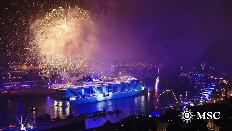 Msc grandiosa christening ceremony