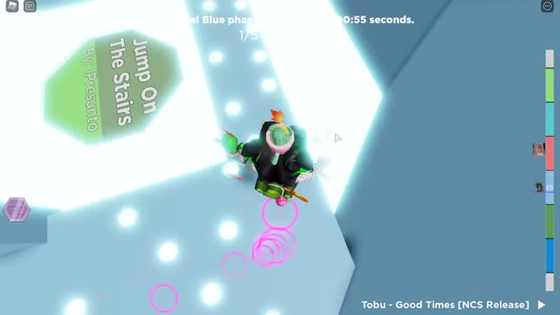 [крошка ева] предательские голубые уровни меня преследуют! roblox treacherous drop