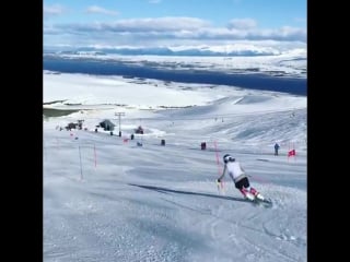 Lindsey vonn slalom training