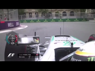 Hamilton full onboard lap around baku