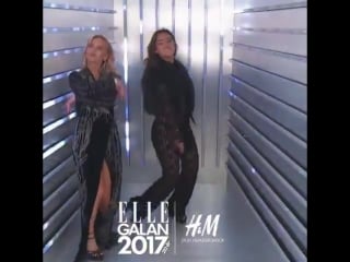 Zara larsson with chloe schuterman on elle galan 2017 (13/01/17)