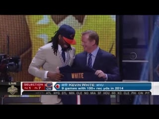2015 nfl draft round 1 chicago bears pick wide receiver kevin white no 7