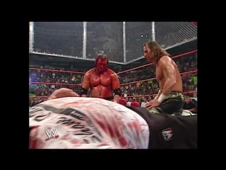 Wwe unforgiven 2006 d generation x (triple h and shawn michaels) vs mr mcmahon, shane mcmahon and big show