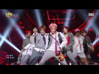 Nct 127 cherry bomb @ inkigayo 170709