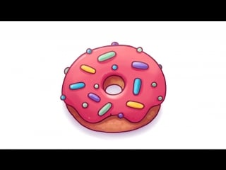 Анимация 🍩пончик (озвучка)