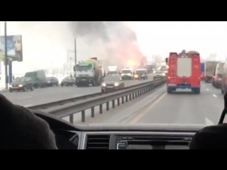 Жесть на мкад в районе сухарево