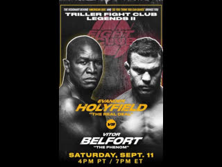 Vitor belfort vs evander holyfield