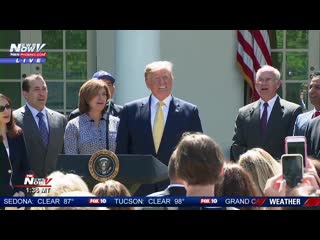 Happy birthday, trump serenaded during rose garden newser(720p) mp4